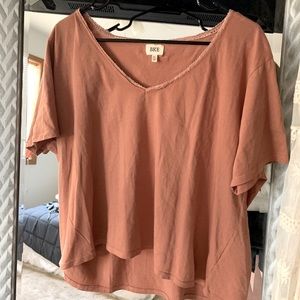 Oversized crop tee